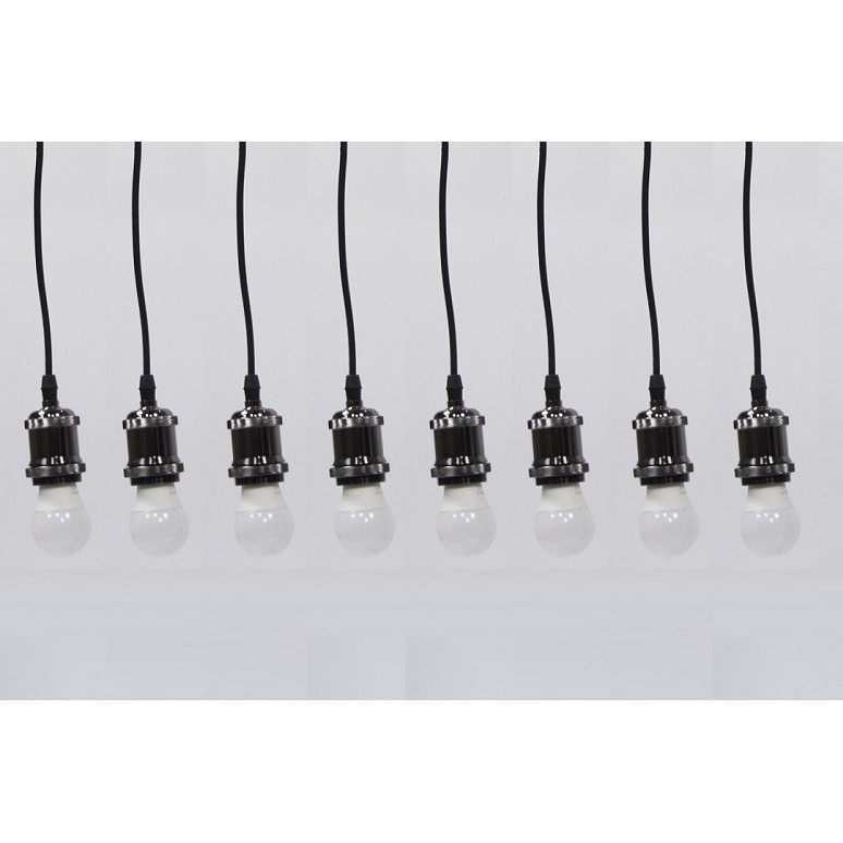 Bộ 8 dây đèn thả cổ điển bóng đèn Led búp trang trí 5w