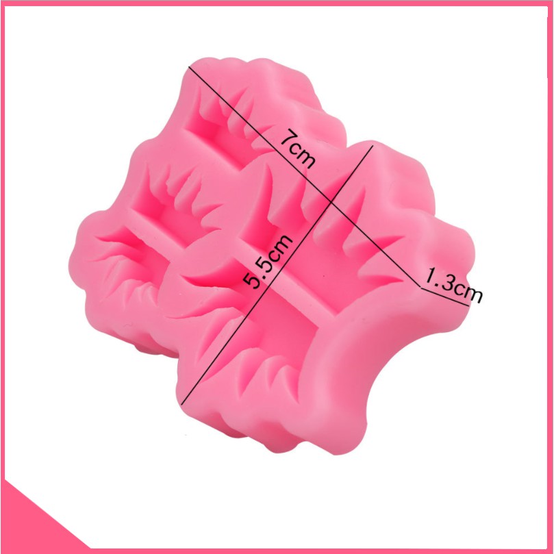 Khuôn silicon 3d làm rau câu đám cỏ