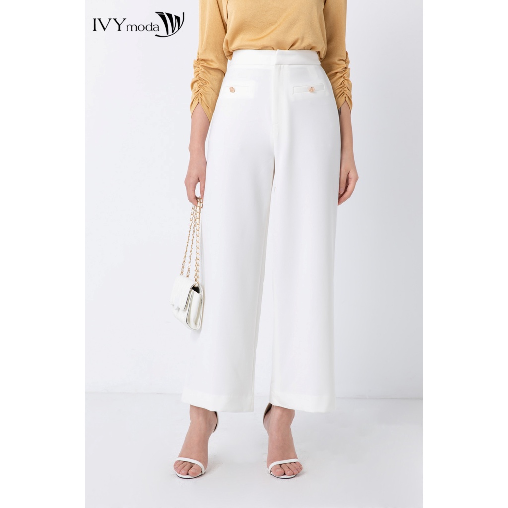 Quần dài nữ túi trước IVY moda MS 22M6943