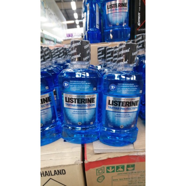 Listerin- cặp nước súc miệng 750ml+250ml