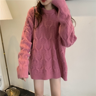 Áo Sweater dài tay thời trang thu đông phương tây dành cho nữ