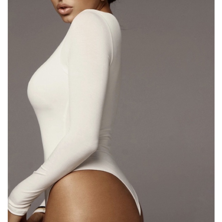 Bodysuit Áo Liền Thân Tay Dài Cổ Tròn Quyến Rũ Tôn Dáng Mùa Thu Viibodysuit | BigBuy360 - bigbuy360.vn