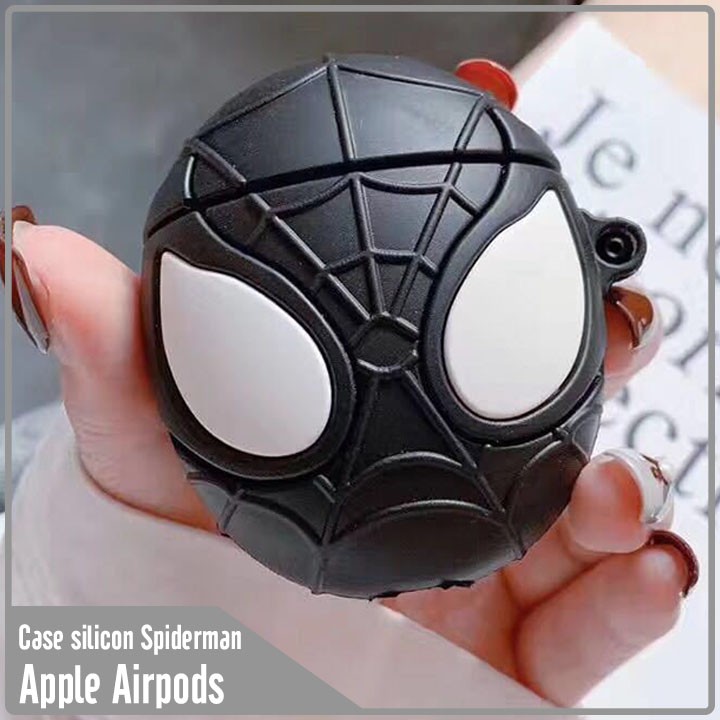 Túi đựng cho tai nghe Airpods hình Người Nhện Spiderman