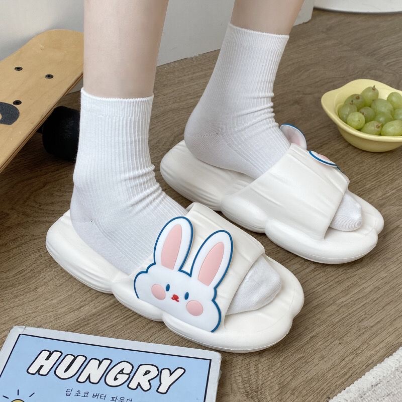 Dép thời trang nữ móng ngựa mẫu thỏ dễ thương fullsize