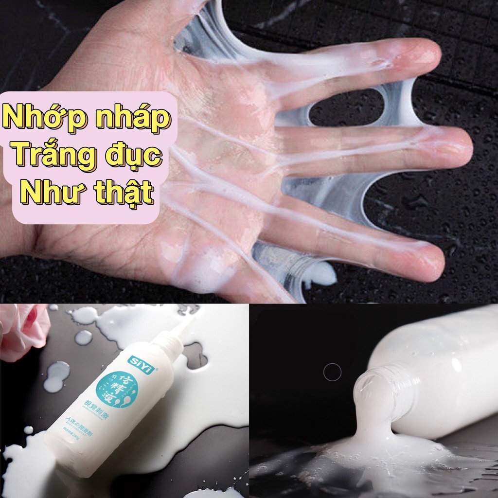 Gel bôi trơn tinh trùng Siyi trắng đục trơn nhớp chính hãng chai 240g