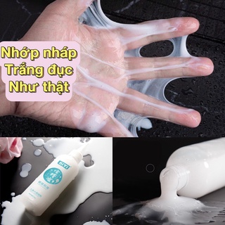 Gel bôi trơn mô phỏng tinh trùng Siyi trắng đục trơn nhớp chai 240g