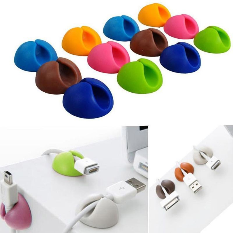 Nút Giữ Cố Định Dây Sạc, Cáp Sạc, Tai Nghe, Dây Điện dán tường size lớn