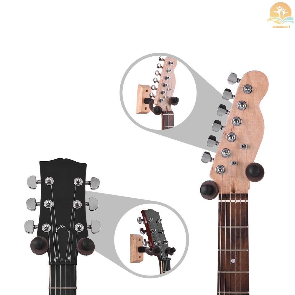 Giá đỡ GH-01 bằng gỗ treo tường cho đàn Guitar điện/Ukulele