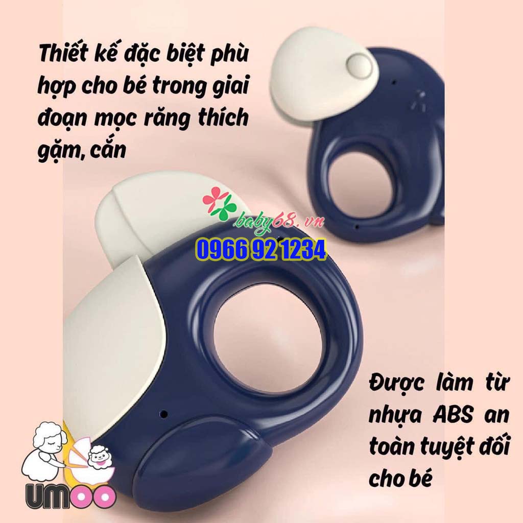 Hộp xúc xắc đèn nhạc Umoo UM-10100 - Bộ đồ chơi kích thích khả năng sáng tạo và tư duy của bé