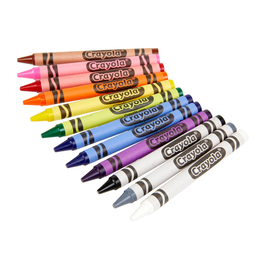 Combo bút sáp 12 màu + bút chì 24 màu (2 đầu, 12 cây) CRAYOLA CB20C12P24