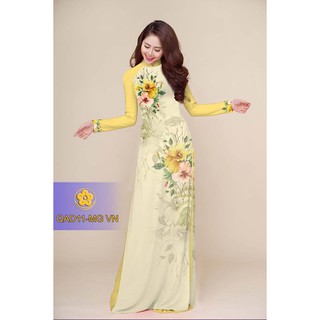 Vải Áo Dài Tằm Ý, Lụa Nhật  QAD11