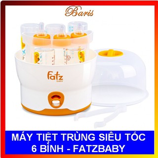 Máy tiệt trùng 6 bình sữa fatz baby FB4019sl hàn quốc chính hãng