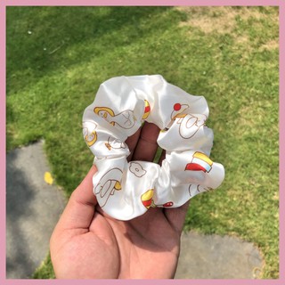 DÂY CỘT TÓC SCRUNCHIES CUTE DUCK 2 MÀU