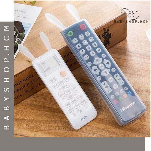 Bọc điều khiển remote tivi silicon tai thỏ