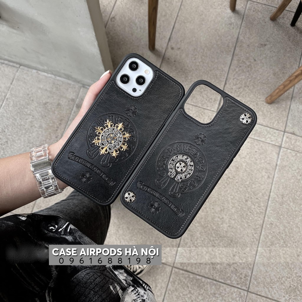 Ốp lưng da iPhone Chrome Hearts