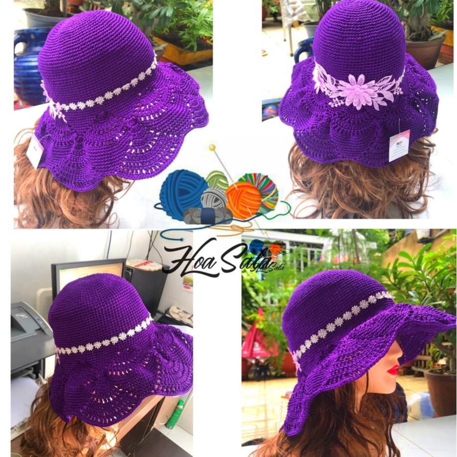 NÓN HANDMADE-THỜI TRANG THỦ CÔNG ĐỘC ĐÁO TINH TẾ KHÔNG ĐỤNG HÀNG