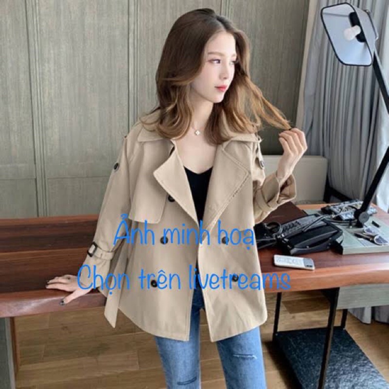 Áo Măng Tô Kaki Dáng Dài