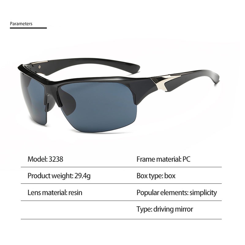 Ngoài trời Đi Xe Đạp Kính Mát Kính Nhìn Đêm Lái Xe Thể Thao Visor Windproof chống Bụi Nam Giới Và Phụ Nữ