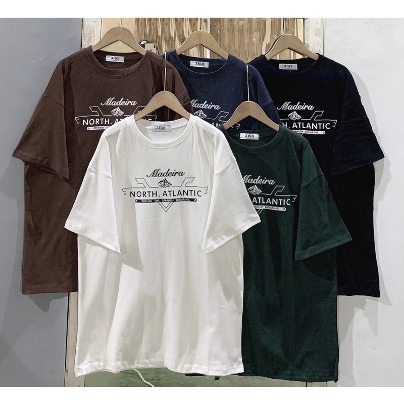 Áo thun chữ hình NORTH. ATLANTIC - thun 3158