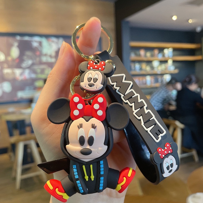 Hoạt Hình Móc Khóa Hình Chuột mickey minnie Đáng Yêu