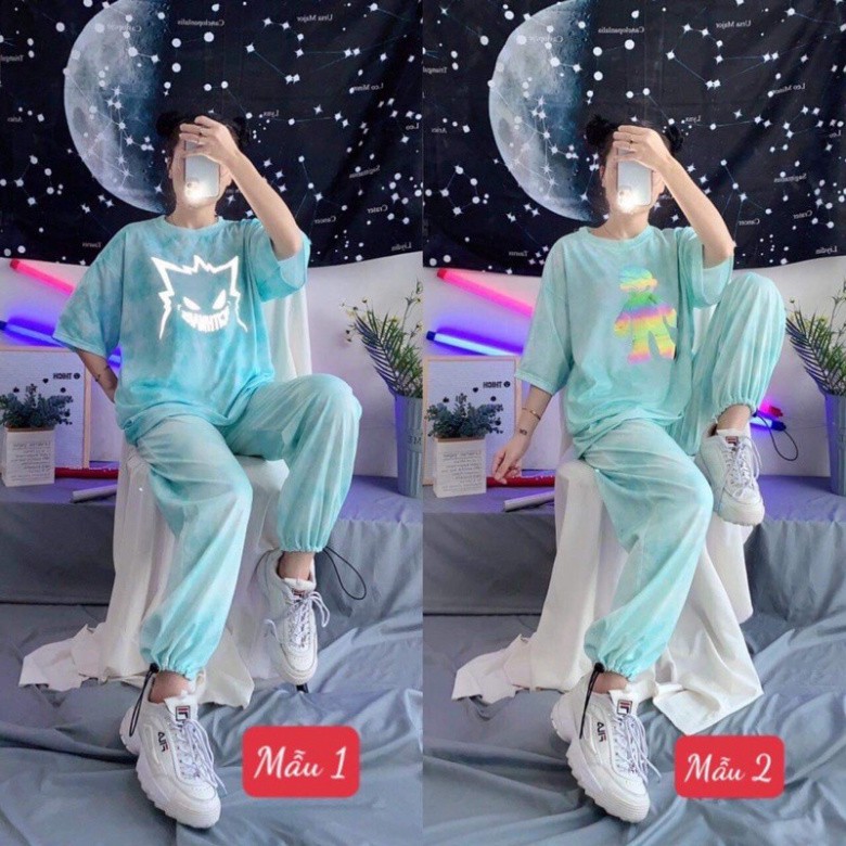 Sét áo loang phản quang theo mẫu và quần loang HT0421