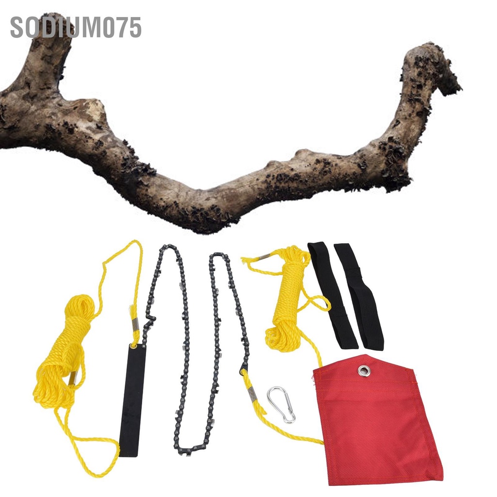 Sodium075 48 inch Cây Limb Tay Dây Xích Cưa 63 Răng Độ cứng cao Xử lý thoải mái Máy cưa bỏ túi gấp gọn để cắt tỉa cây