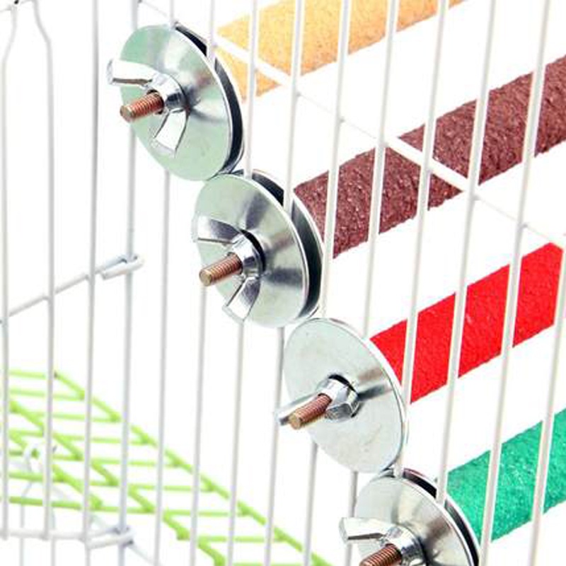 25cm Cầu Mài Móng,Mài Móng Cho Chim Vẹt,Giá Đứng Bằng Gỗ Đồ Chơi Cho Vẹt Màu Sắc Ngẫu Nhiên