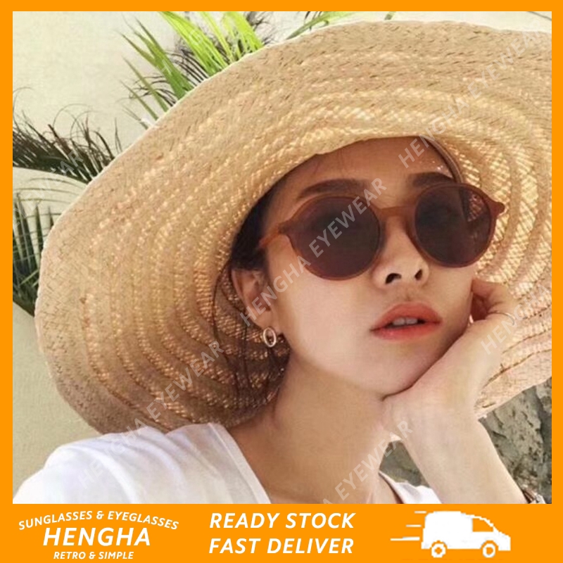 Kính Mát Gọng Tròn Màu Sắc Ngọt Ngào Chống Tia Uv400