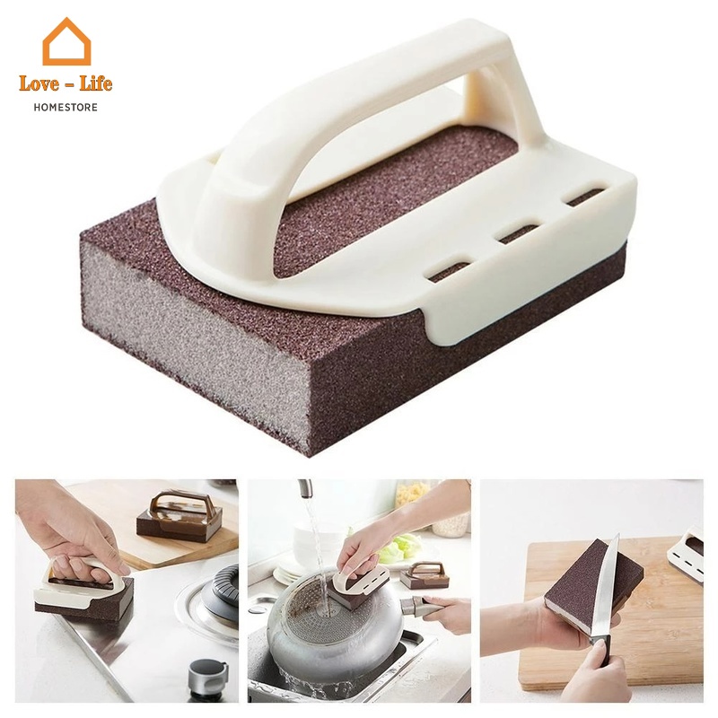Miếng Bọt Biển Chà Nồi/Chảo Vệ Sinh Nhà Cửa Cầm Tay