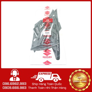 Tem Xe Decal Xe Tem Đen Bạc 2017 Satria Fi Raider Fi F150