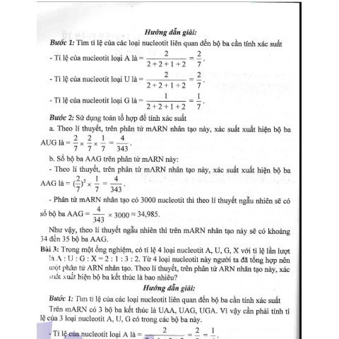 Sách - Phương pháp giải toán xác suất sinh học
