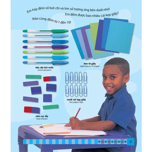 Sách Combo 3 Cuốn - Cuốn Sách Cầu Vồng - Tiếng Anh Cho bé