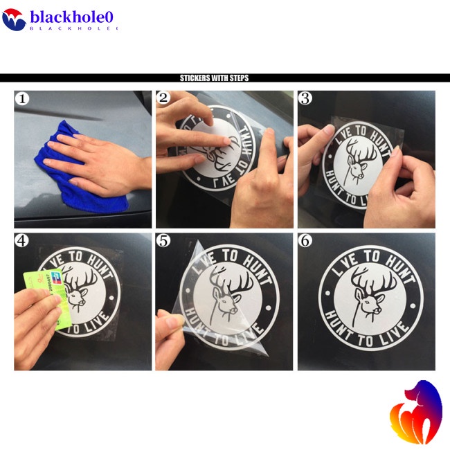 Miếng dán phản quang hình hoa trang trí xe hơi