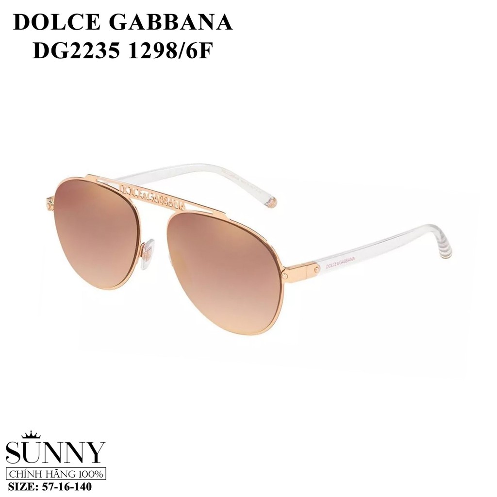 DG2235 - Kính mát Dolce Gabbana chính hãng Italy, dc bảo hành toàn quốc