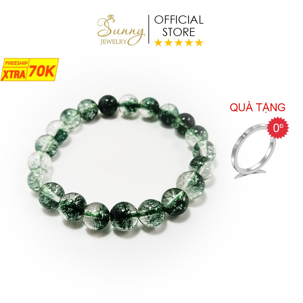 Vòng phong thủy hợp mệnh MỘC, HỎA cho nữ, Vòng tay phong thủy A027 - Sunny Jewelry