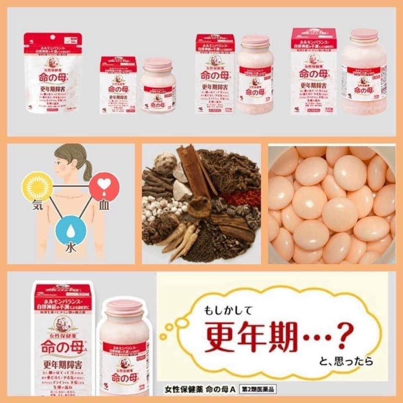 Hộp tiền mãn kinh Kobayashi Nhật Bản 840v