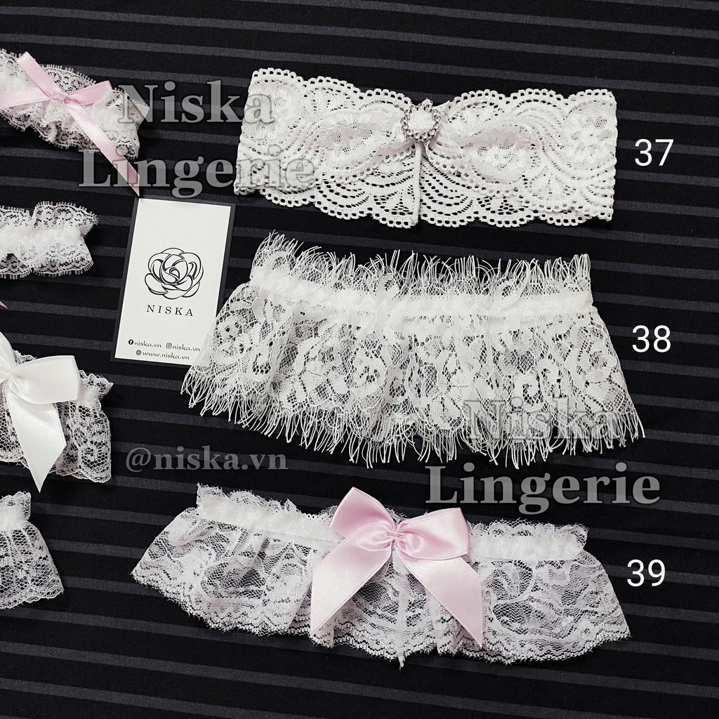Vòng đùi ren, lace garter (Hình shop tự chụp)