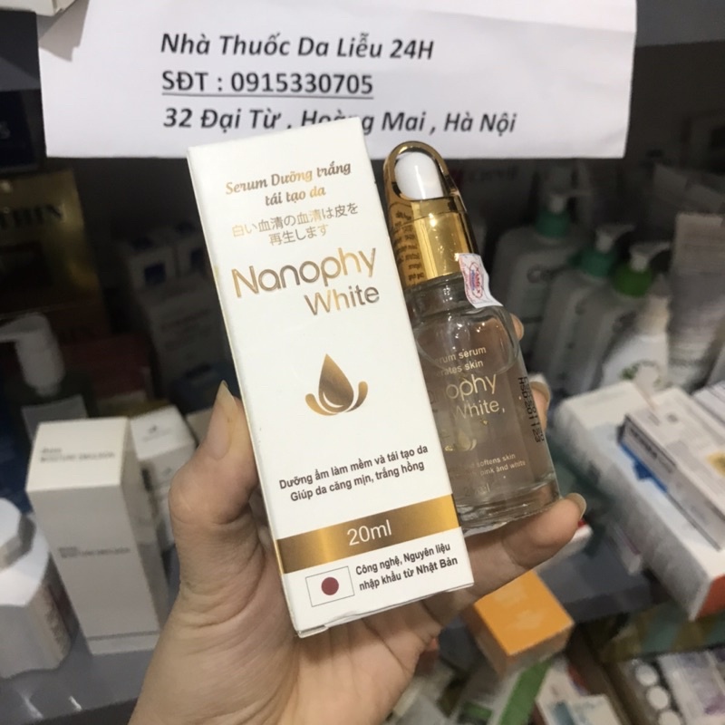 NANOPHY WHITE SERUM DƯỠNG TRẮNG TÁI TẠO DA 20ml