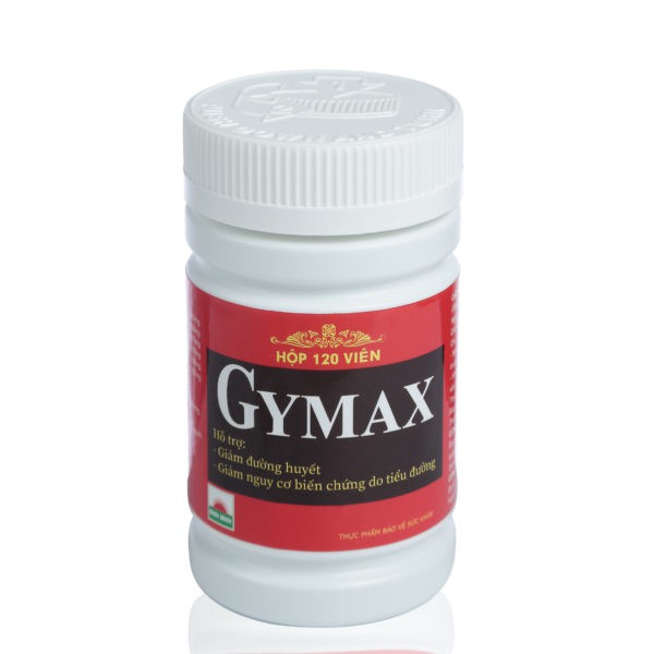 Gymax - Hỗ trợ giảm đường huyết. Giúp giảm nguy cơ biến chứng tiểu đường (Lọ 120 Viên)