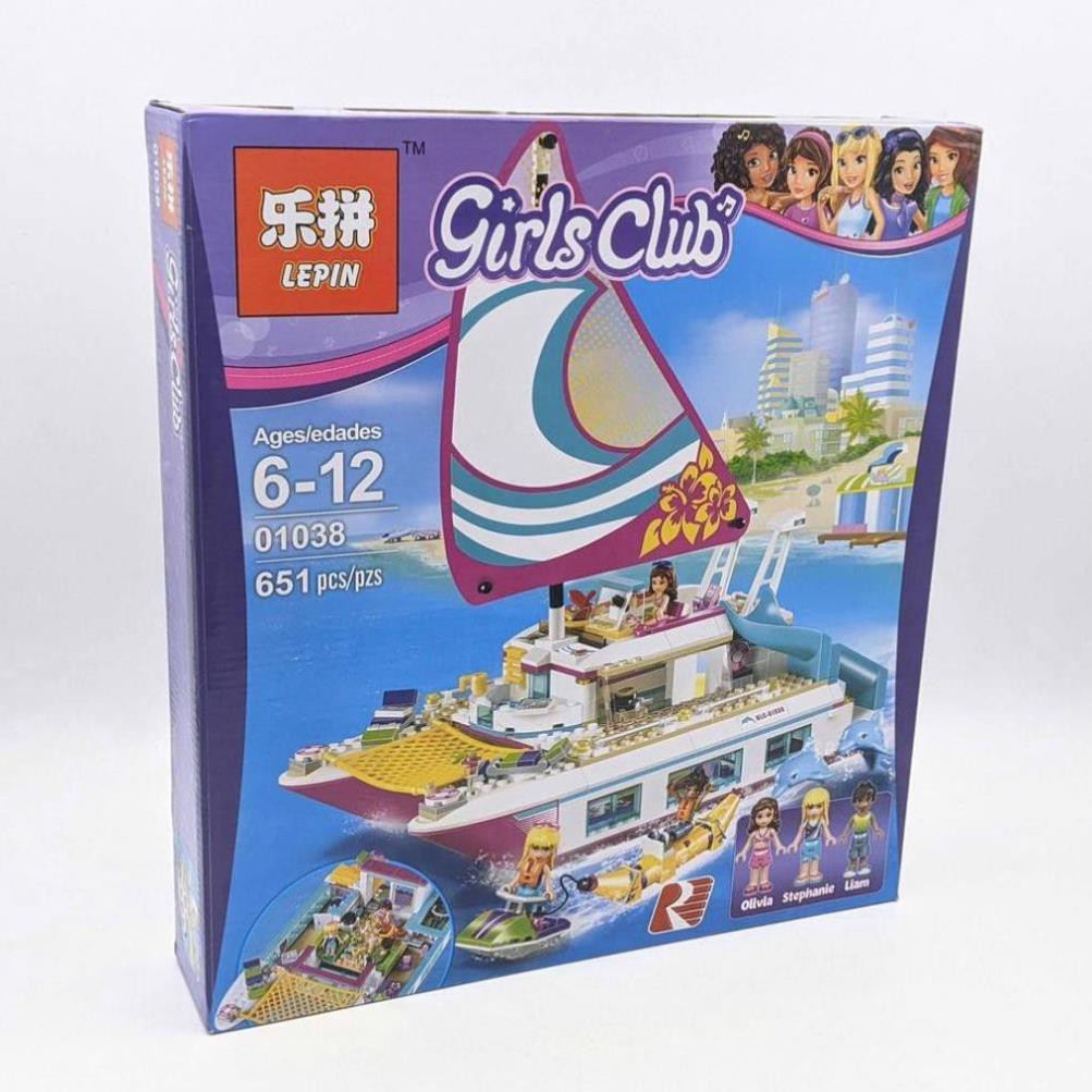 [Khai trương giảm giá] Bộ Lego Girls Club 651 Miếng - Chuyến du lịch trên du thuyền