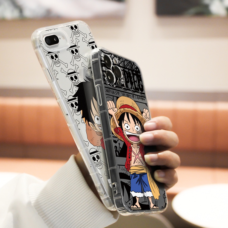 Ốp lưng iphone Ốp điện thoại Suntaiho TPU họa tiết One Piece bảo vệ toàn diện cho IPhone 13 12 11 Pro Max X Xs Max XR 8 7 6 6S Plus