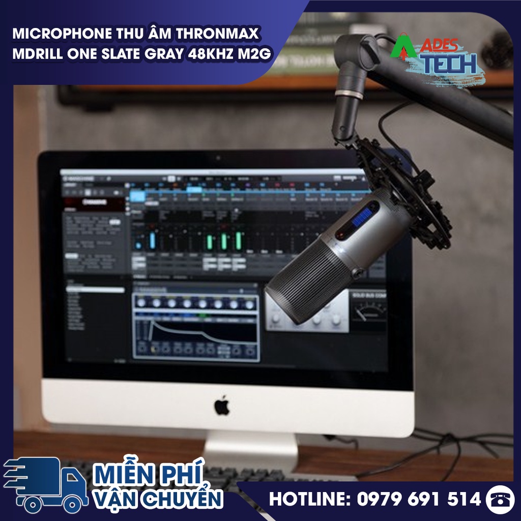 Microphone Thu Âm Thronmax Mdrill One Slate Gray 48Khz | M2G