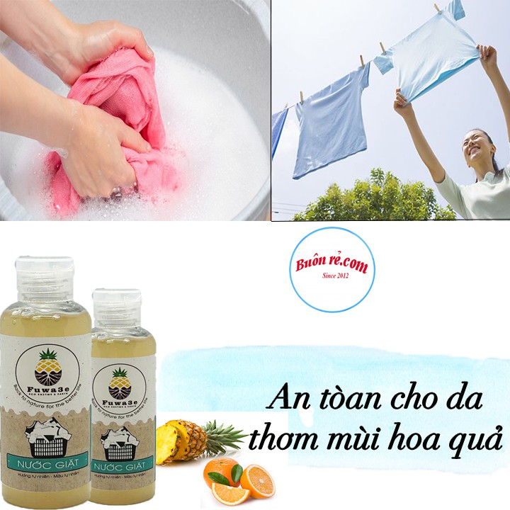 Nước giặt sinh học từ vỏ hoa quả Fuwa3e 100ml giúp thơm lâu quần áo – Buôn rẻ 01292