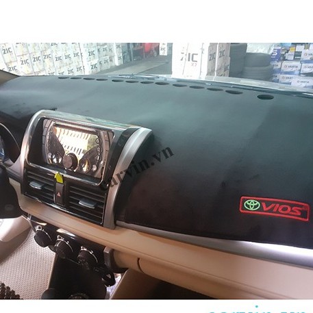 Thảm Taplo nhung Vios 2014-2018 (Nhung Lông Cừu 3 Lớp)