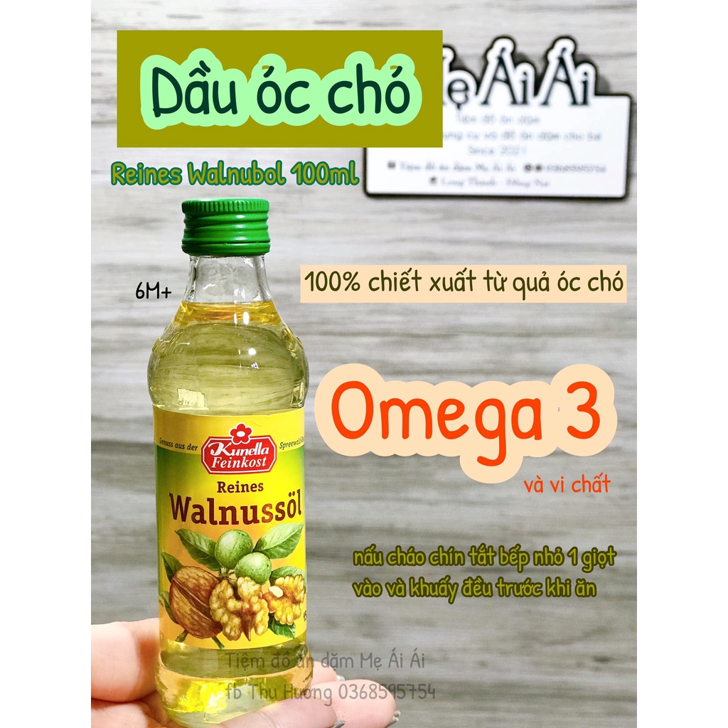 Dầu óc chó Kunella 100ml Đức