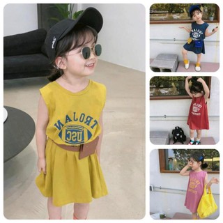 [HOT] VT21⚡Size 100-140 (12-35kg)⚡Đầm thể thao bé gái⚡HÀNG QUẢNG CHÂU LOẠI 1