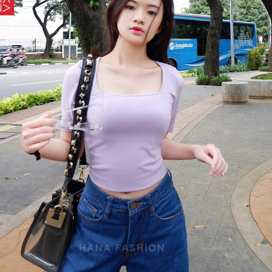 Áo Thun Croptop Thời Trang Hana Fashion - Martina S - Xxl Nữ - Ts177