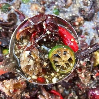 Ba khía trộn tỏi ớt hủ 500gr