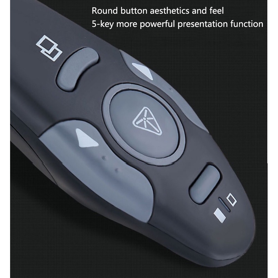 Bút Laser Đỏ Không Dây 2.4Ghz Kèm Remote Điều Khiển