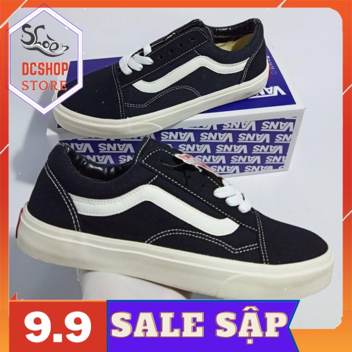 Giày 𝐕𝐀𝐍𝐒 Caro dây buộc, lười,vans đen ⚡ Full box bill ⚡ Giày sneaker lười hot nhất 2021